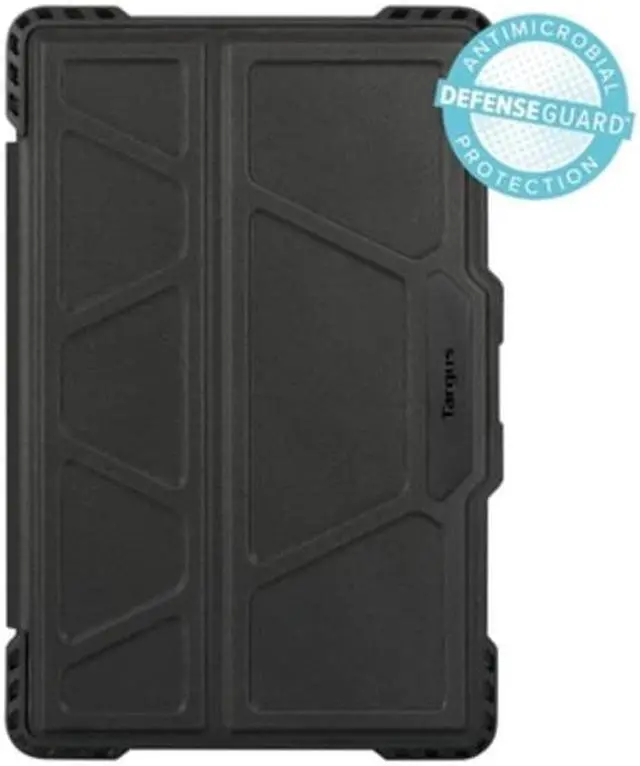 Alt view image 4 of 11 - Targus Pro-Tek Carrying Case (Folio) for 10.4" Samsung Galaxy Tab A7 Tablet - Black/Charcoal  - THZ888GL