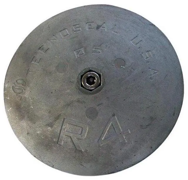 Alt view image 5 of 5 - Tecnoseal R4 Rudder Anode - Zinc - 5" Diameter