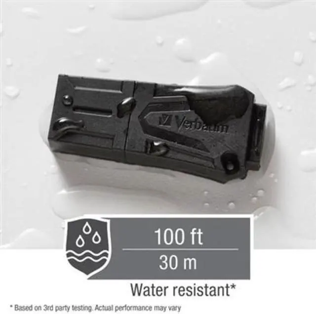 Alt view image 16 of 18 - VERBATIM AMERICA, LLC 16GB TOUGHMAX USB FLASH DRIVE 70000