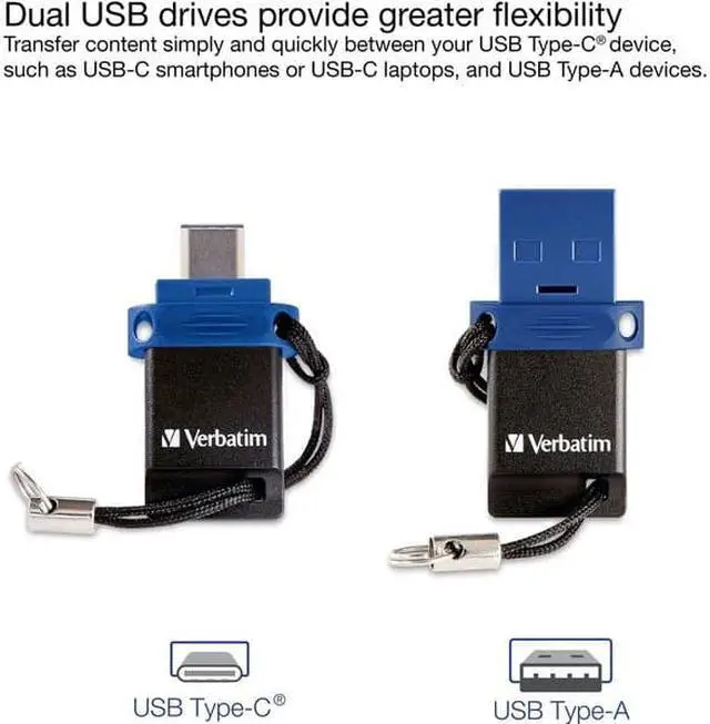 Alt view image 14 of 15 - VERBATIM CORPORATION 99153 16GB STORENGO DUAL USB FLASH
