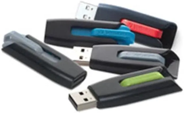 Alt view image 10 of 11 - Verbatim 32GB Store 'n' Go V3 USB 3.0 Flash Drive 5pk Assorted 70900