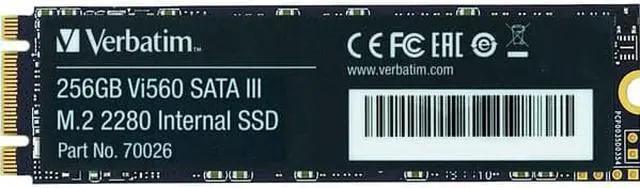 Alt view image 19 of 20 - Verbatim Vi560 256 Gb Solid State Drive - M.2 2280 Internal - Sata (Sata/600)