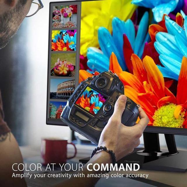 Alt view image 12 of 20 - ViewSonic VP3256-4K 32 Inch Premium IPS 4K UHD Ergonomic Monitor with Ultra-Thin Bezels, Color Accuracy, Pantone Validated, HDMI, DisplayPort and USB Type-C for Professional Home and Office
