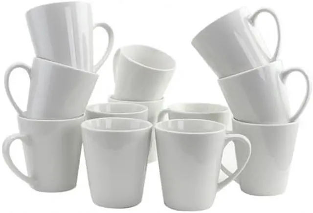 Alt view image 5 of 5 - Gibson Home Noble Court 12 Piece 12 oz. Mug Set in White