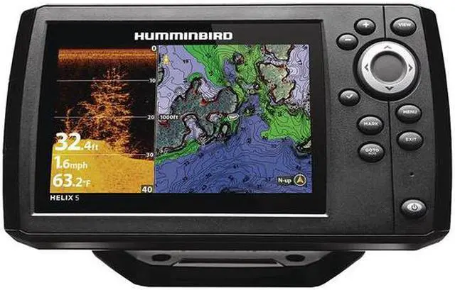 Alt view image 5 of 8 - Humminbird HELIX5 Chirp DI 5" WVGA Sonar GPS G3
