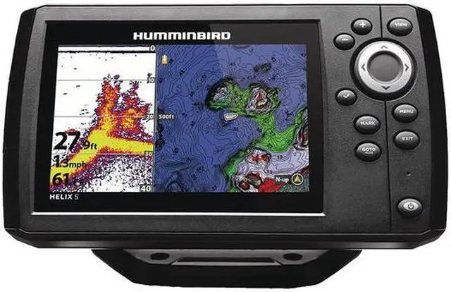 Alt view image 5 of 8 - Humminbird HELIX5 Chirp GPS 5" WVGA Sonar GPS G3