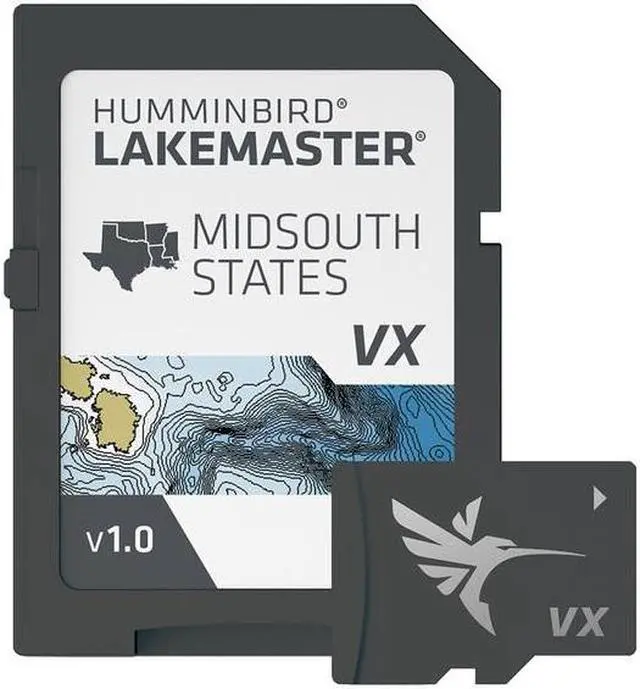Alt view image 4 of 8 - Humminbird Lakemaster VX Mid-South States microSD