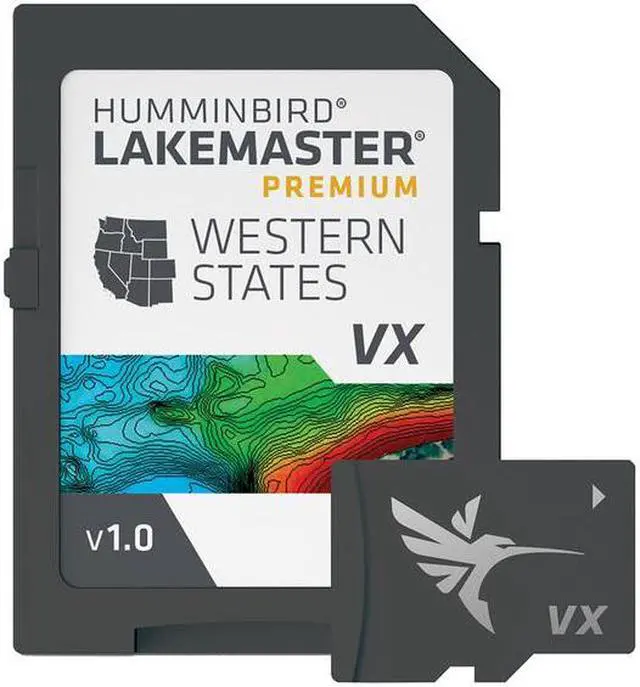 Alt view image 4 of 7 - Humminbird Lakemaster VX Premium West States microSD