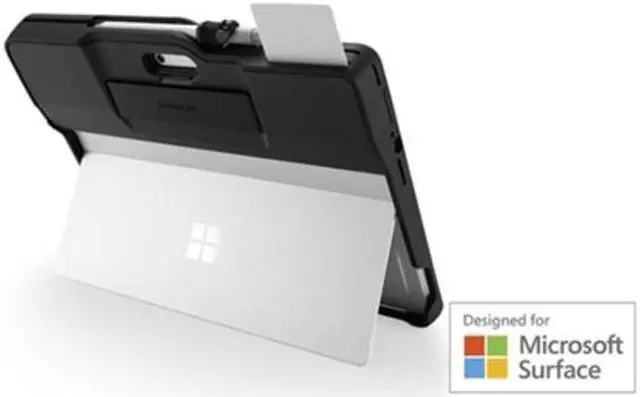 Alt view image 3 of 11 - Kensington Black BlackBelt Rugged Case with Integrated Smart Card Reader (CAC) for Surface Pro 8 Model K97620WW