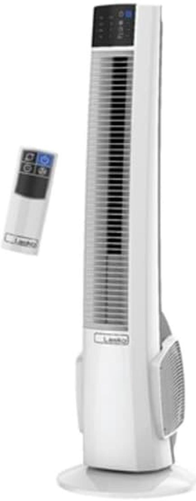 Main image of Lasko Oscillating Tower Fan with Remote Control - Tower Fan for Bedroom & Office, 4 Quiet Speeds, 38" White, T38400