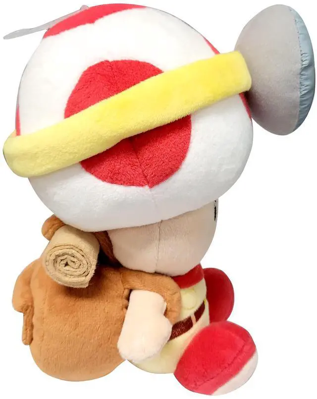 Alt view image 7 of 7 - Plush - Nintendo - Super Mario Captain Toad Sitting 7" Soft Doll 1408