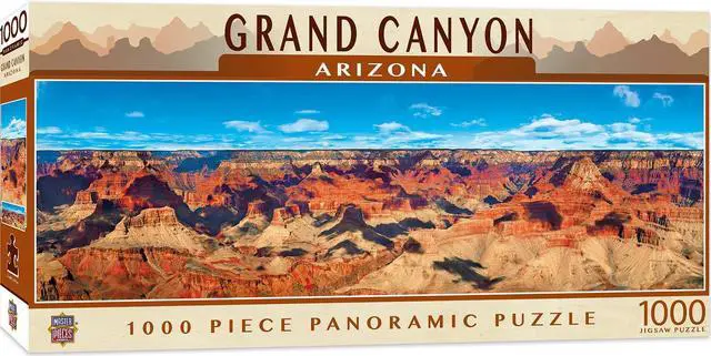 Alt view image 9 of 10 - masterpieces american vistas puzzles collection - grand canyon 1000 piece panoramic jigsaw puzzle