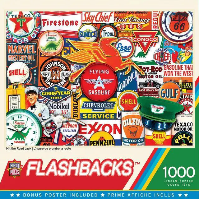 Alt view image 10 of 11 - Masterpieces Puzzle Co.,  Hit the Road Jack 1000pc Puzzle