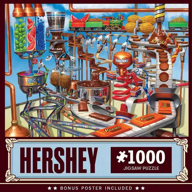 Main image of Hershey's Chocolate Factory 1000 Piece Jigsaw Puzzle