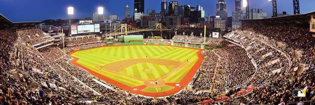 Alt view image 2 of 2 - Pittsburgh Pirates Stadium MLB Panoramic 1000 Jigsaw Puzzle