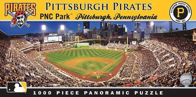 Main image of Pittsburgh Pirates Stadium MLB Panoramic 1000 Jigsaw Puzzle