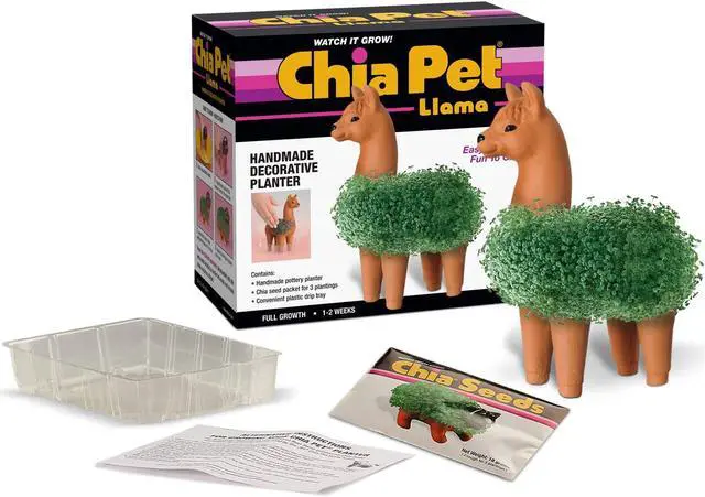 Alt view image 2 of 6 - Llama Chia Pet Decorative Planter