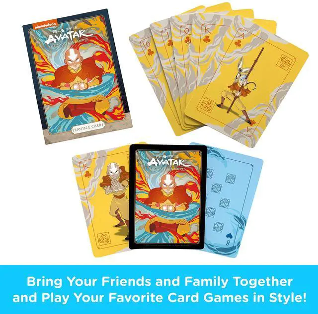 Alt view image 2 of 2 - Avatar The Last Airbender Playing Cards