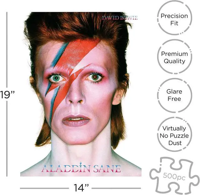 Alt view image 3 of 4 - David Bowie - Aladdin Sane 500pc Puzzle