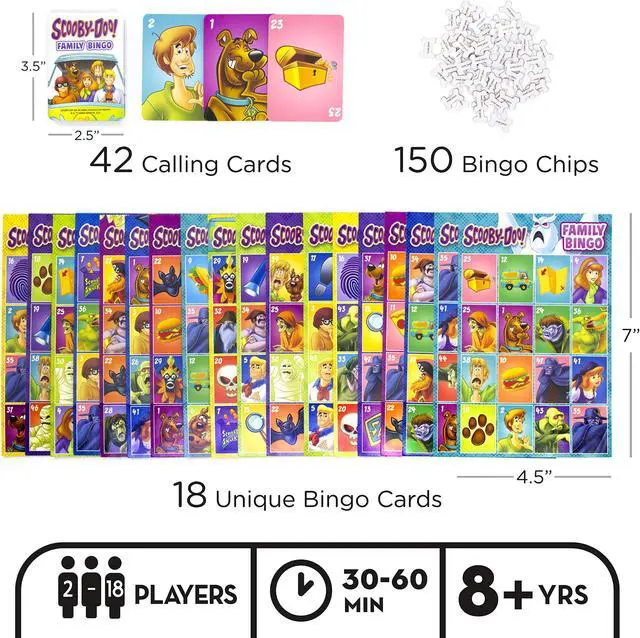 Alt view image 2 of 2 - Scooby Doo Family Bingo