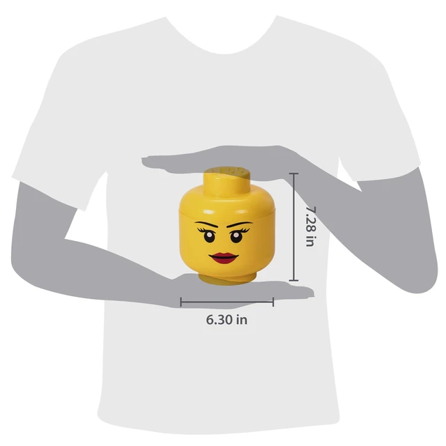 Alt view image 3 of 4 - LEGO Small Storage Head, Girl
