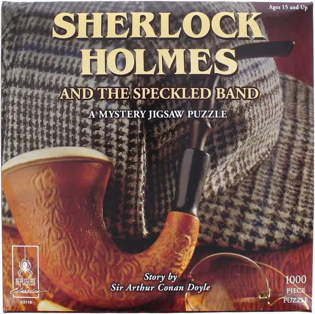 Alt view image 11 of 11 - University Games,  Sherlock Holmes Murder Mystery Puzzle
