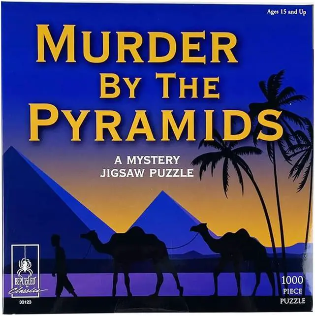 Alt view image 3 of 3 - Murder On The Nile Murder Mystery 1000 Piece Puzzle