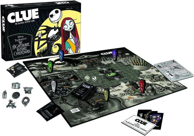 Main image of Tim Burton's The Nightmare Before Christmas Clue Board Game