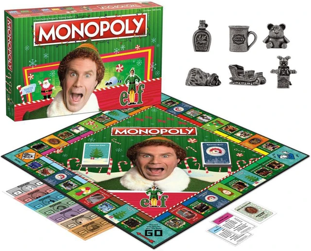 Alt view image 5 of 6 - USAOPOLY, Elf Monopoly