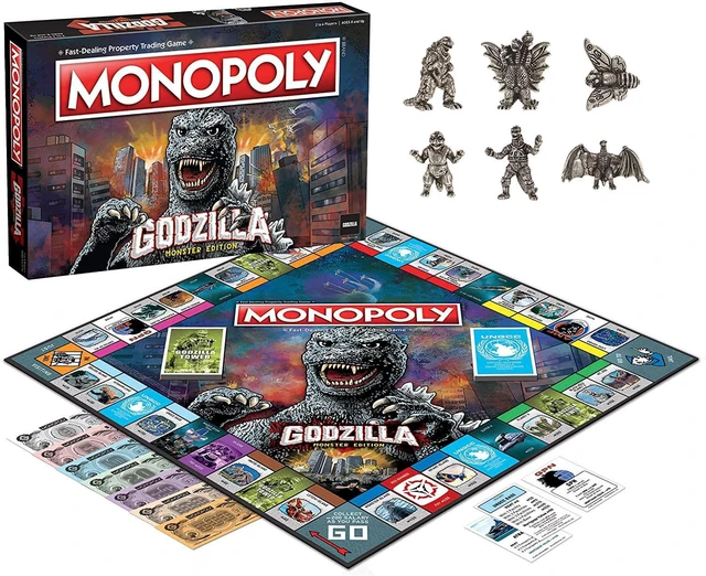 Alt view image 6 of 10 - USAopoly MONOPOLY: Godzilla (USAMN133710)