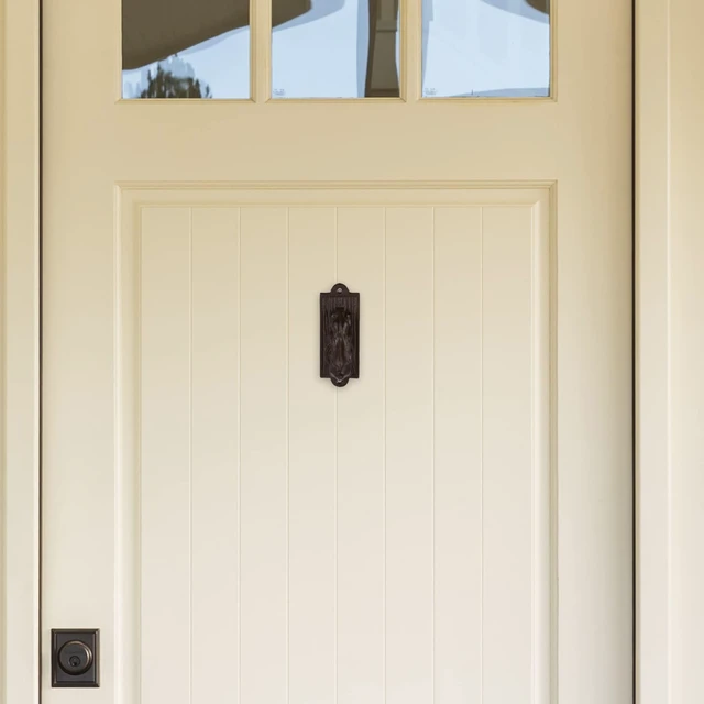 Alt view image 7 of 9 - Cast Iron Door Knocker - Rabbit