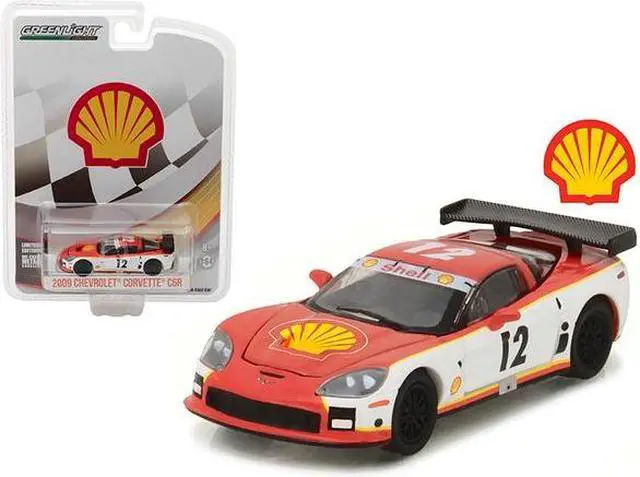 Alt view image 5 of 5 - 2009 Chevrolet Corvette C6R Shell Oil Hobby Exclusive 1/64 Diecast Model Car by Greenlight