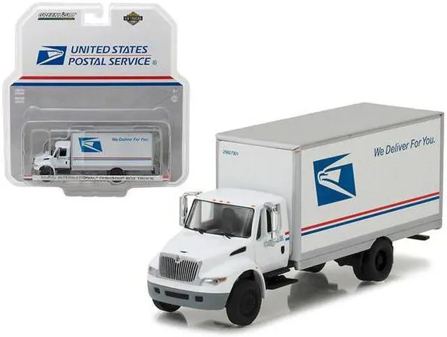 Alt view image 3 of 3 - 2013 International Durastar Box Truck "United States Postal Service" (USPS) "H.D. Trucks" Series 9 1/64 Diecast Model by Greenlight