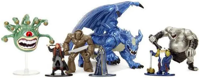 Main image of "Dungeons and Dragons" Set of 7 Diecast Figures by Jada