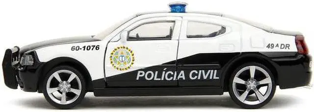 2006 Dodge Charger Police Black and White 