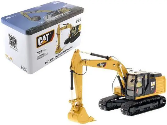 Alt view image 4 of 4 - CAT Caterpillar 320F L Hydraulic Excavator with Operator "High Line Series" 1/50 Diecast Model by Diecast Masters