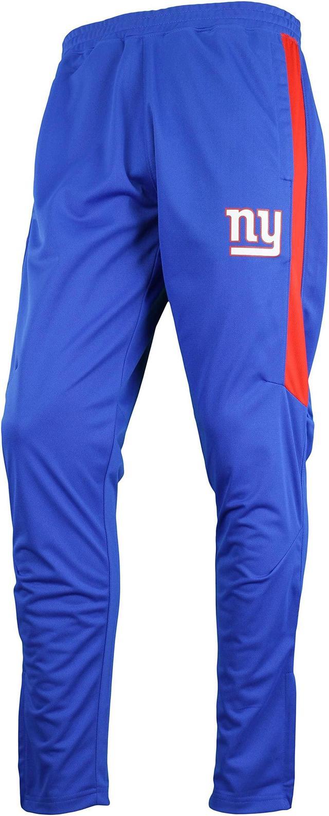 Zubaz NFL Men's New York Giants Track Pants w/ Camo Line Side Panels