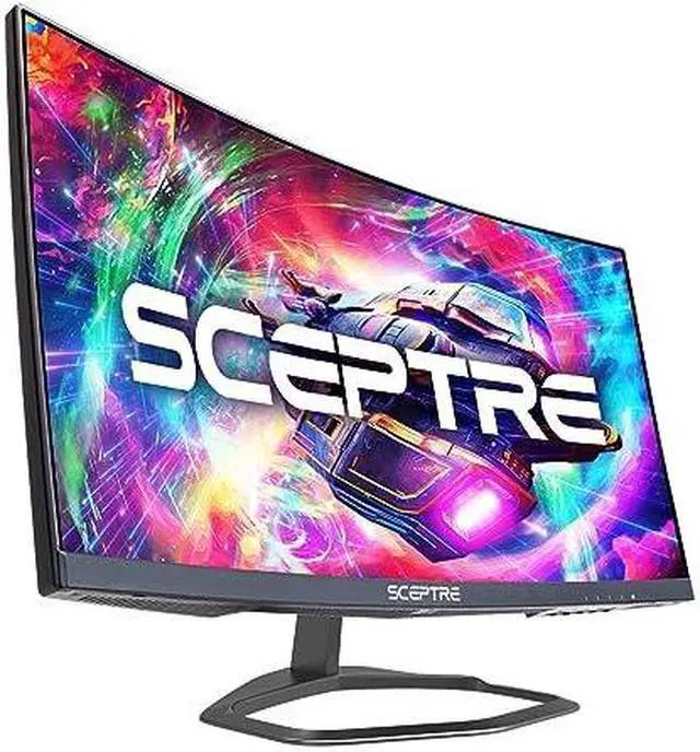 Alt view image 12 of 20 - Sceptre Curved 24.5-inch Gaming Monitor up to 240Hz 1080p R1500 1ms DisplayPort x2 HDMI x2 Blue Light Shift Build-in Speakers, Machine Black 2023 (C255B-FWT240)