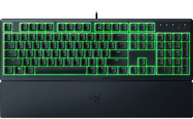 Main image of Razer Ornata V3 X Gaming Keyboard: Low-Profile Keys - Silent Membrane Switches - Spill Resistant - Chroma RGB Lighting - Ergonomic Wrist Rest - Classic Black