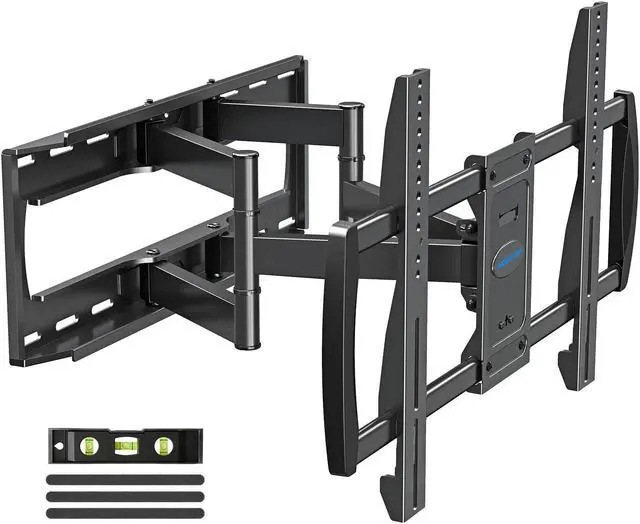 Main image of MOUNTUP TV Wall Mount Full Motion for Most 47"-90" Flat/Curved TVs, Swivel Tilt TV Mount for 65 70 75 80 82 85 inch TVs, TV Bracket for Max 24 inches Studs, Up to 154lbs, Max VESA 800x400 MU0015