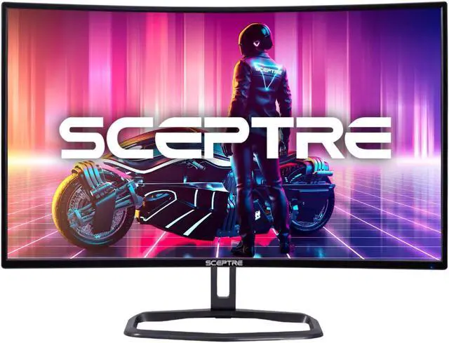 Alt view image 2 of 8 - Sceptre Curved 32" Gaming Monitor Up to 240Hz 1ms AMD FreeSync Premium Build-in Speakers, HDMI Displayport Gunmetal 2021 (C325B-FWD240)