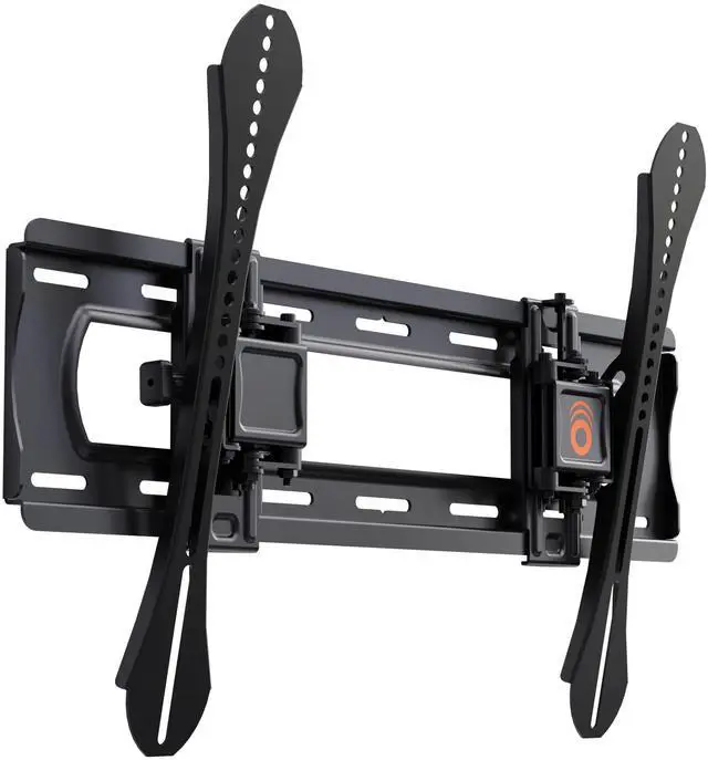 Alt view image 3 of 3 - echogear tilting tv wall mount for up to 86" tvs - maximum tilt range on large tvs - great for mounting tv above a fireplace - easy install & hardware included