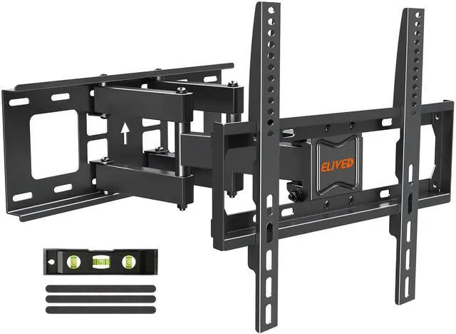Main image of ELIVED UL Listed TV Wall Mount for Most 26-65 Inch TVs, Full Motion TV Mount with Swivel and Tilt, Wall Mount TV Bracket with Dual Articulating Arms, Max VESA 400x400mm, Holds up to 99 lbs.