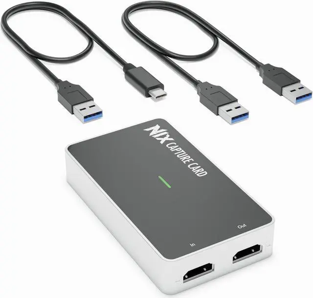 Alt view image 9 of 9 - Plugable HDMI Capture Card USB 3.0 and USB-C, Record, Stream and Go Live with DSLR, 1080P 60FPS, HDMI Passthrough for Monitor - Compatible with Windows, Linux, macOS, OBS Streaming