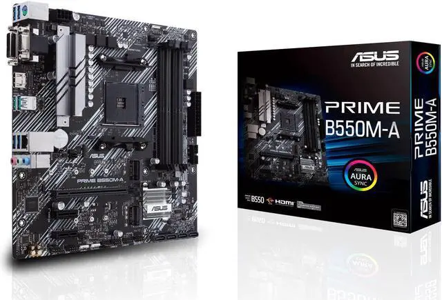 Alt view image 13 of 13 - ASUS PRIME B550M-A (90MB14I0-M0EAY0) AM4 AMD B550 SATA 6Gb/s Micro ATX AMD Motherboard