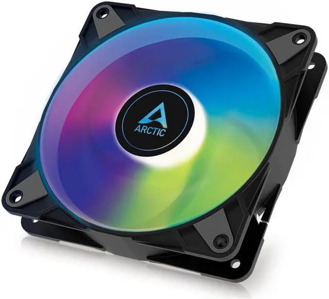 Alt view image 6 of 6 - ARCTIC P14 PWM PST A-RGB 0dB - Case Fan, 140 mm PWM, Optimised for Static Pressure, Semi-Passive: 0-1900 RPM, 5V 3 Pin A-RGB LED, Single Fan - Black Model ACFAN00239A