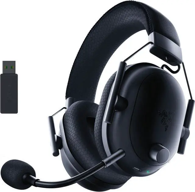 Alt view image 2 of 9 - Razer BlackShark V2 Pro Wireless Gaming Headset: Detachable Mic - Pro-Tuned FPS Profiles - 50mm Drivers - Noise-Isolating Earcups w/Ultra-Soft Memory Foam - 70 Hr Battery Life