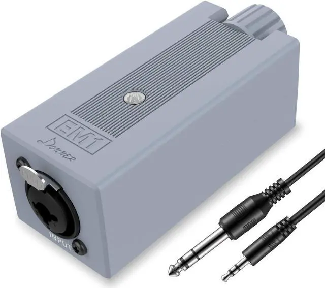 Main image of Donner EM1 Rechargeable Portable Personal in-Ear Monitor Amplifier Analog Headphone Amplifier Stereo Headphone Earphone Amp Volume Control Audio Booster with XLR and TRS Input 3.5mm Output Jack