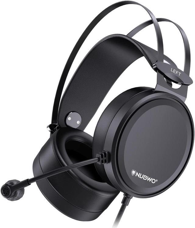 Alt view image 5 of 5 - nubwo gaming headsets ps4 n7 stereo xbox one headset wired pc gaming headphones with noise canceling mic, over ear gaming headphones for pc/mac/ps4/xbox 1/nintendo switch/mobileblack