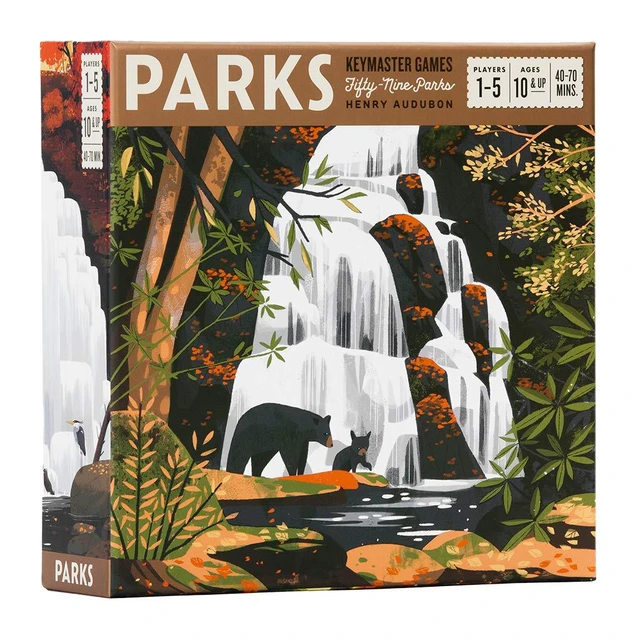 Alt view image 4 of 4 - Parks PARKS Board Game Keymaster Games KYM0501